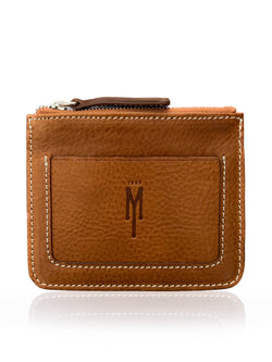 THE MADELEY COMPACT CARD WALLET-TOBACCO